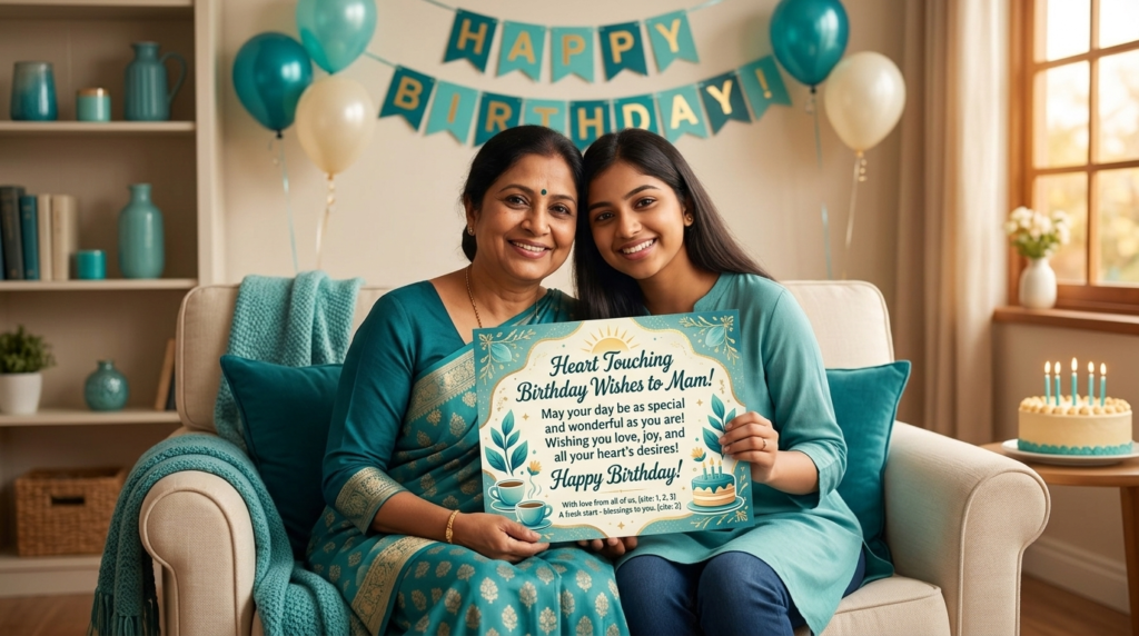 Heart Touching Birthday Wishes for Mam