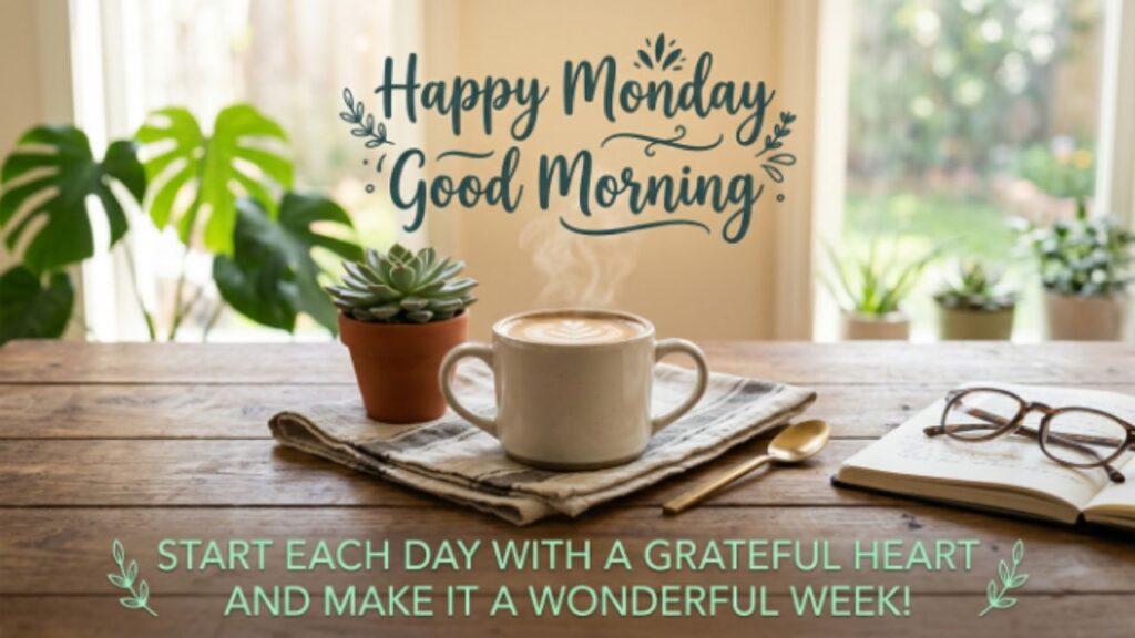 Cute Blessed Good Morning Monday