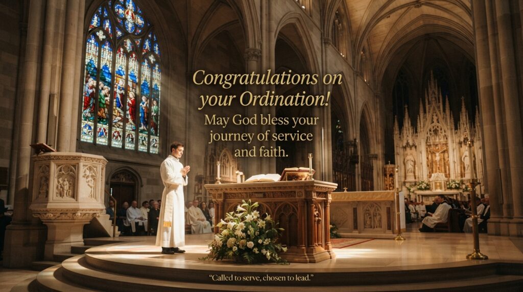 ordination day wishes quotes