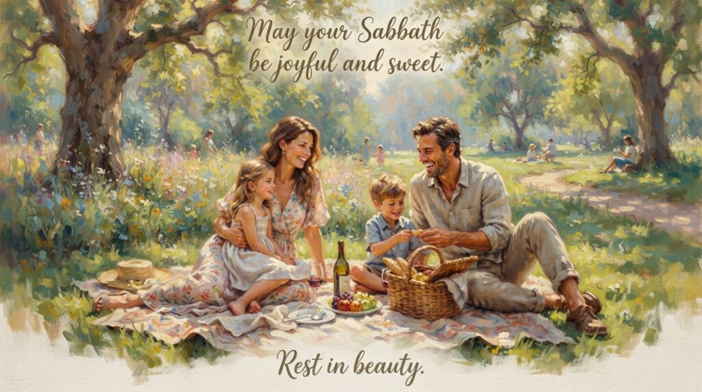 joyful happy sabbath wishes