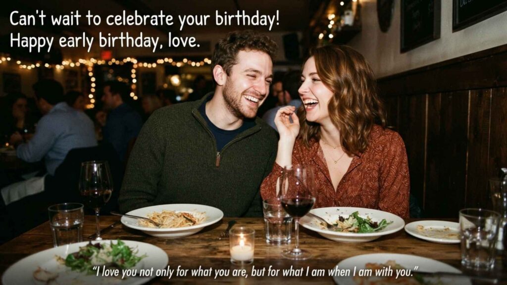 advance birthday wishes for boyfriend romantic