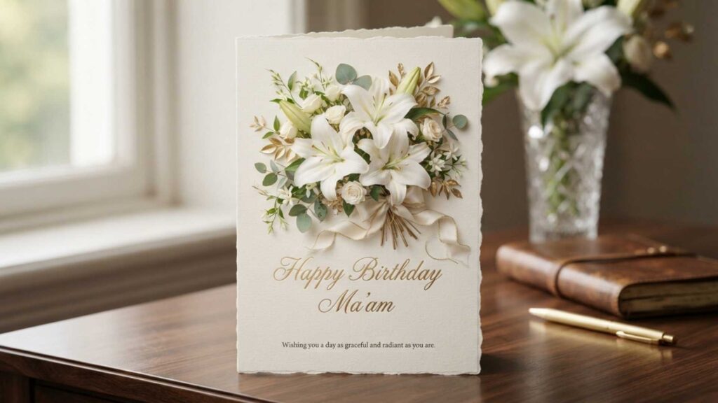 beautiful happy birthday ma'am