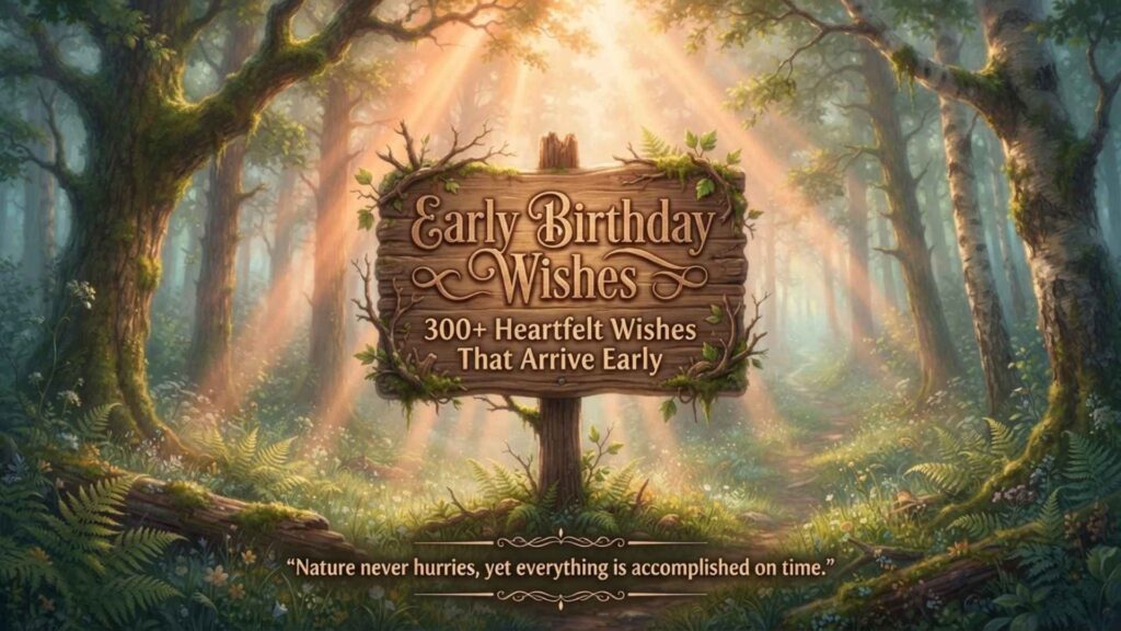 in advance happy birthday