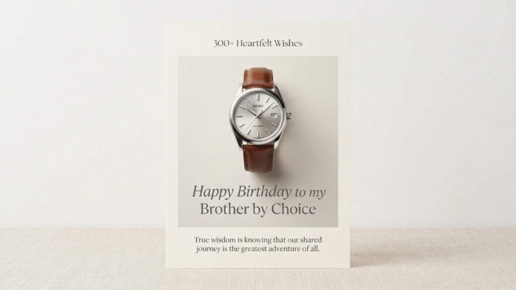 non blood brother birthday wishes