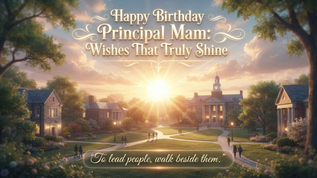 happy birthday to principal mam