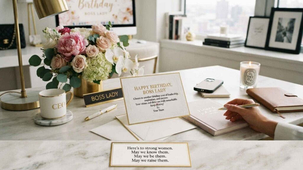 birthday wishes for boss lady