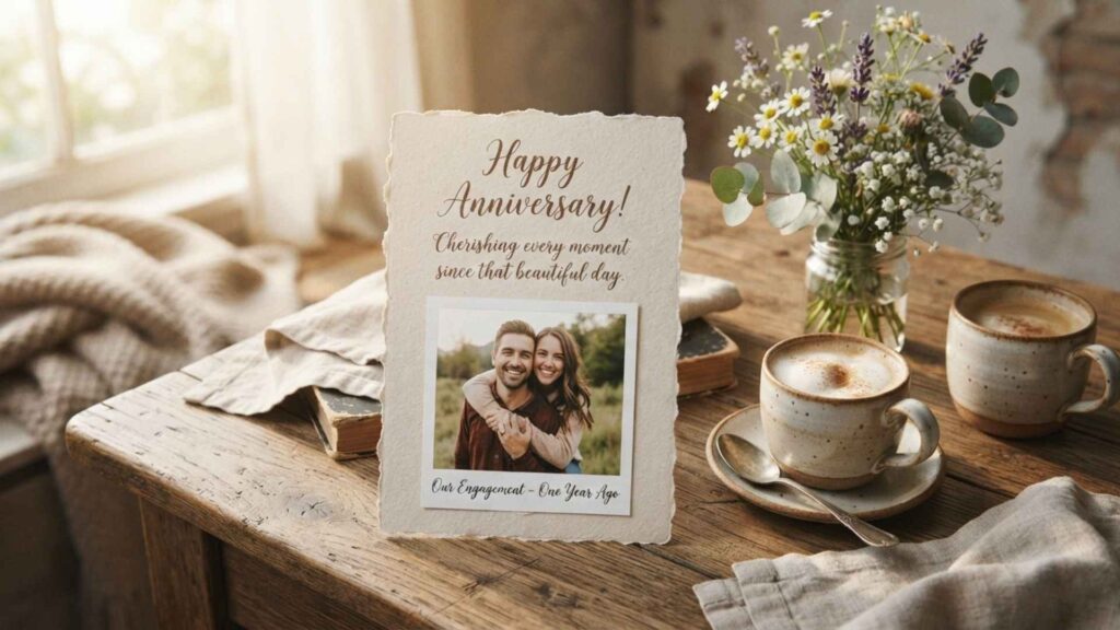 1st year engagement anniversary quotes