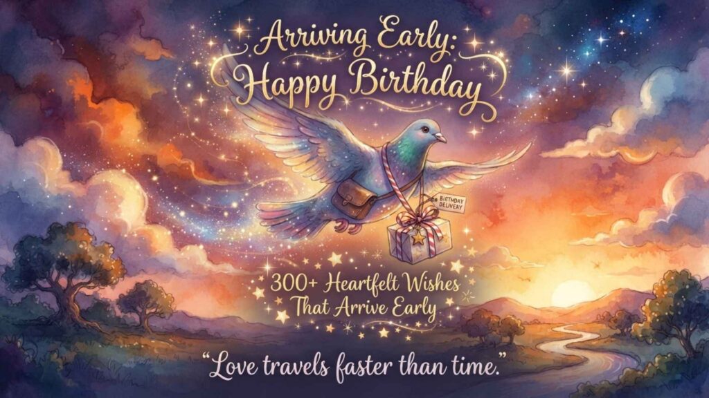 in advance happy birthday