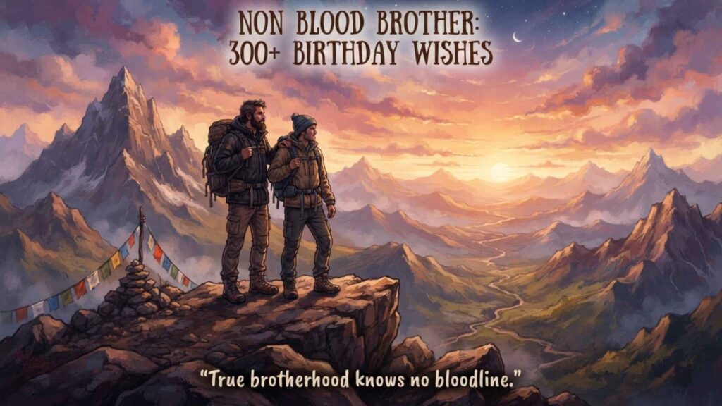 non blood brother birthday wishes