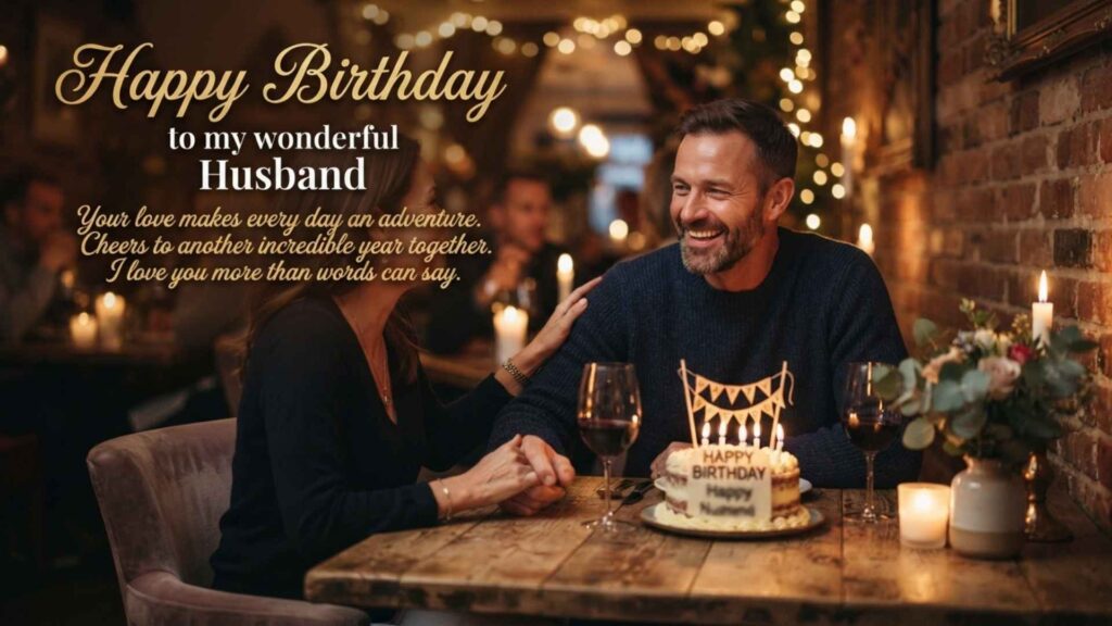 soulmate romantic birthday wishes for husband from wife