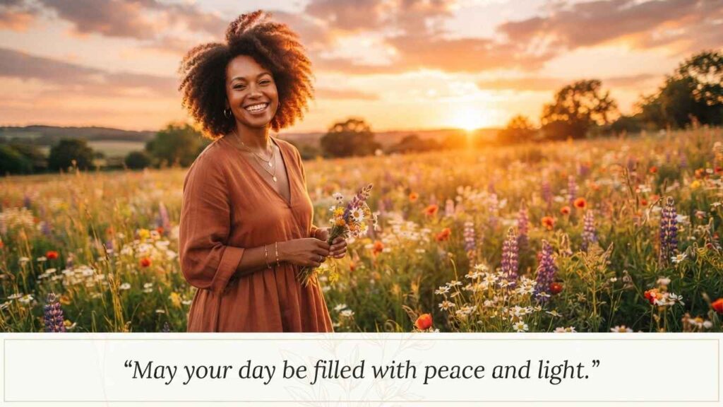 African American Woman Blessings