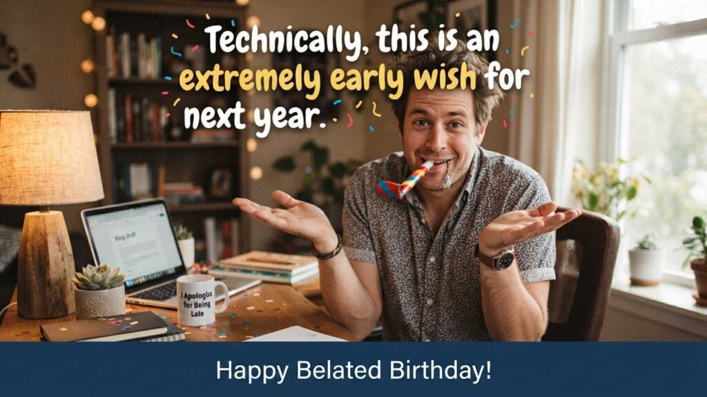 belated birthday wishes funny