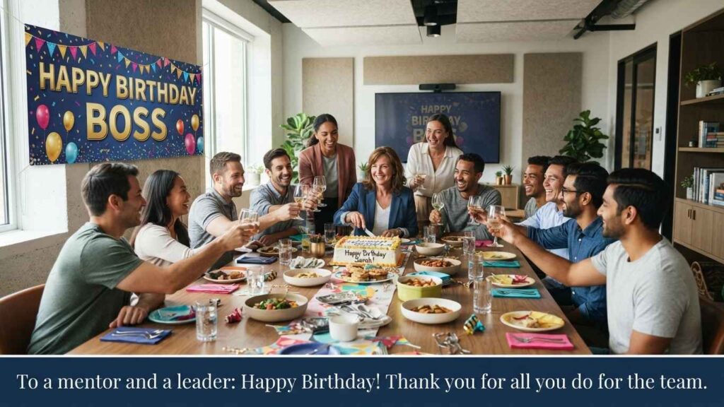 birthday message for the boss