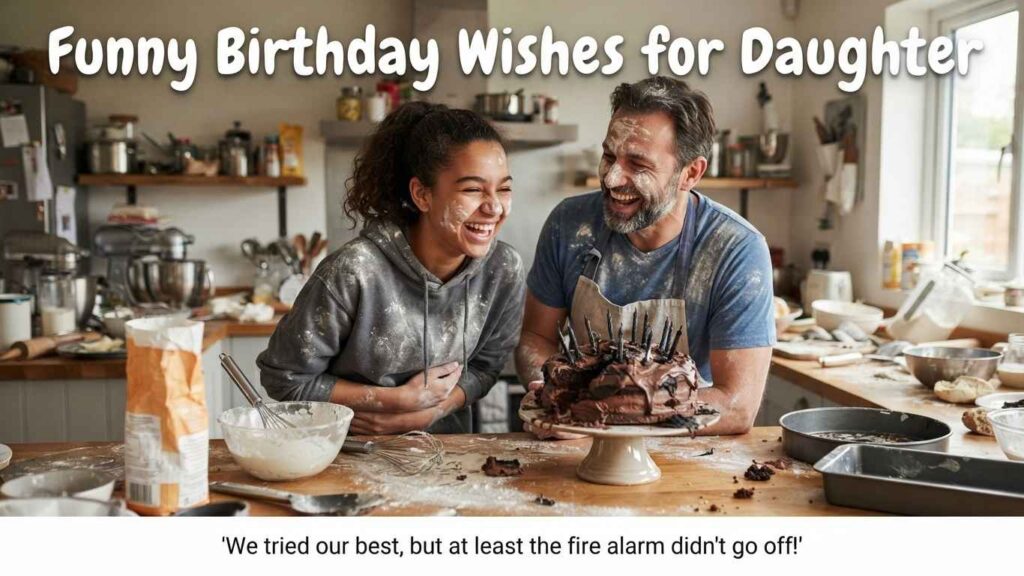 funny birthday wishes for daughter