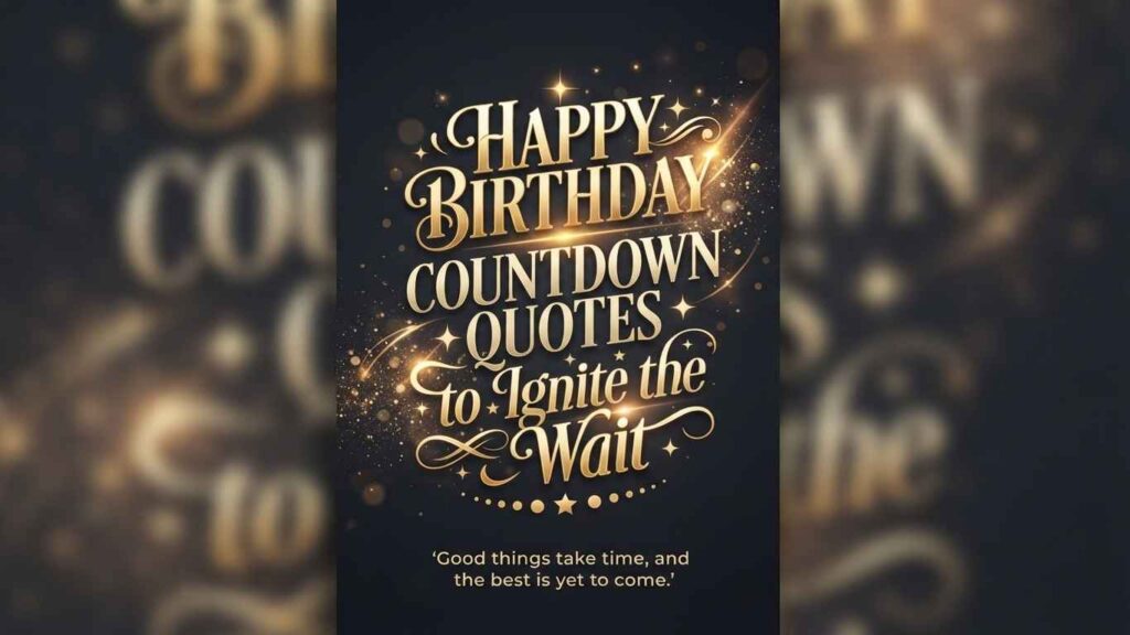 happy birthday countdown quotes