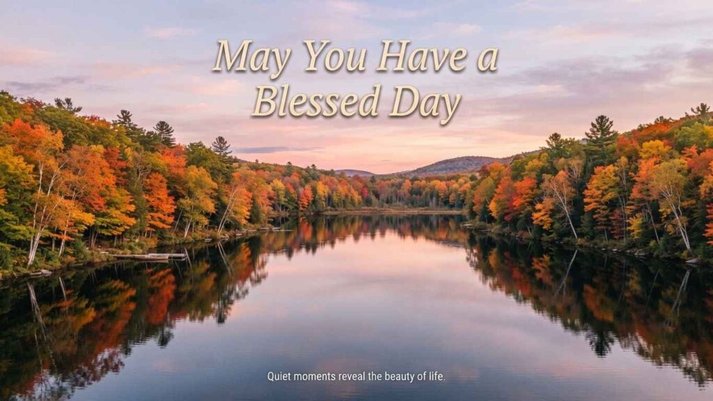 may you have a blessed day