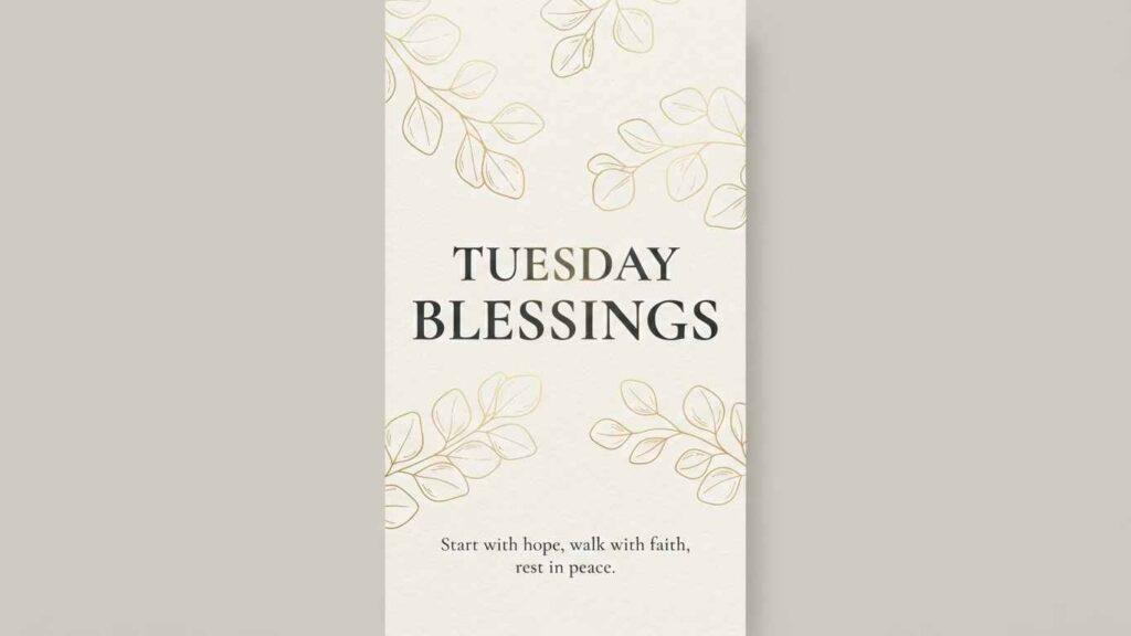 tuesday blessings