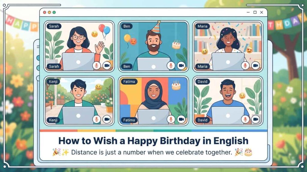 birthday wish kaise kare in English