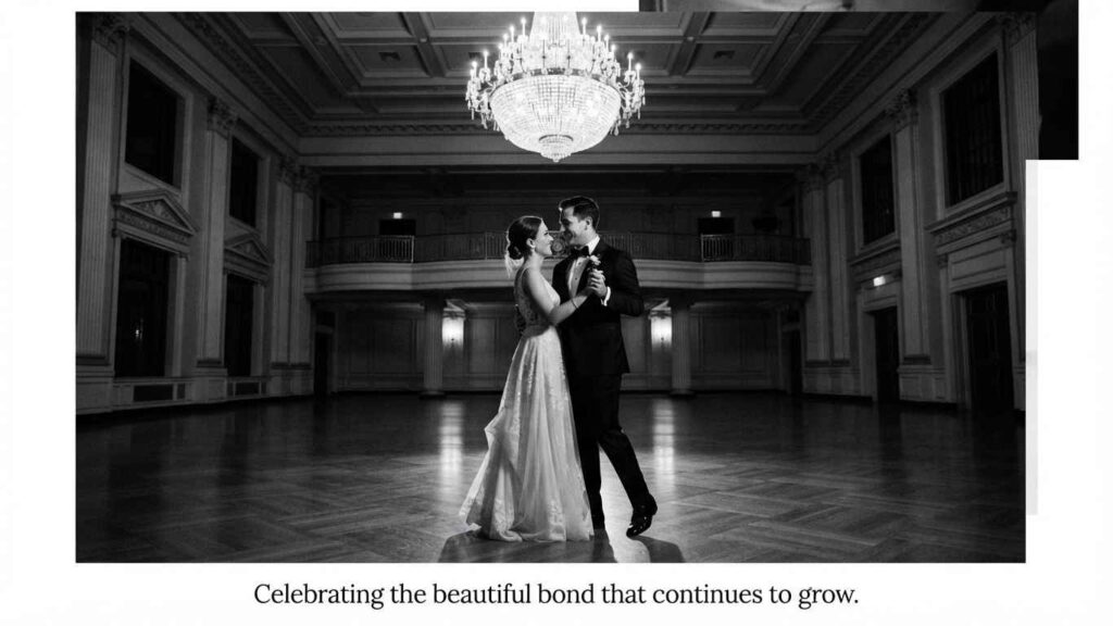 Celebrating a one-year engagement