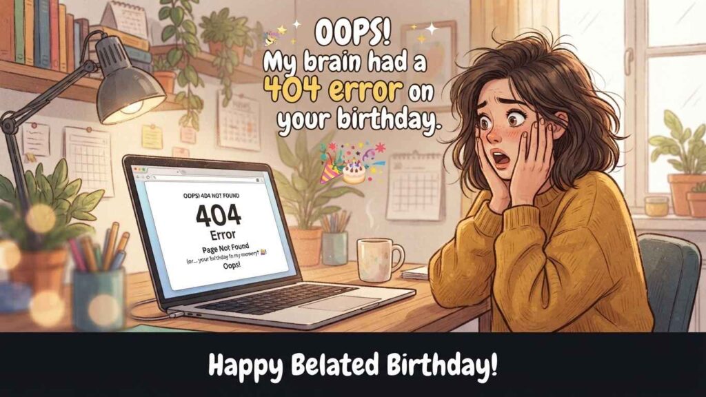 belated birthday wishes funny