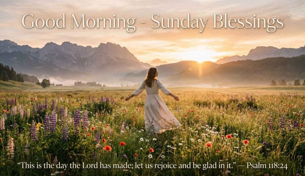 Sunday Blessings Bible Verse