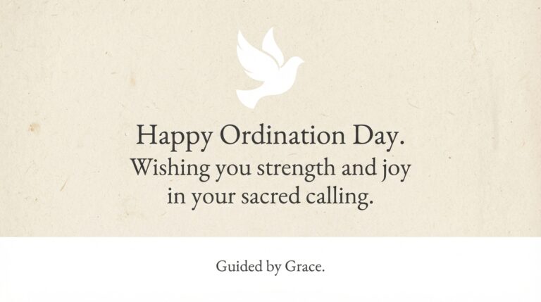 Ordination Day Wishes Quotes: Sacred & Powerful Lines