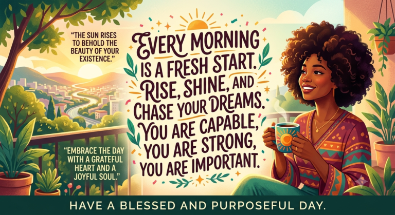 Positive African American Good Morning Quotes That Heal