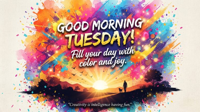 Tuesday Good Morning Messages to Instantly Uplift Your Day