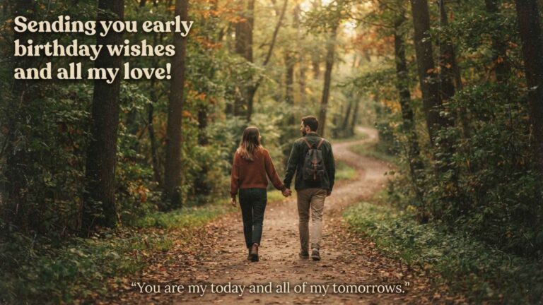 advance birthday wishes for boyfriend romantic