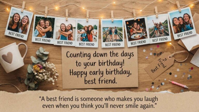 birthday wishes in advance for best friend