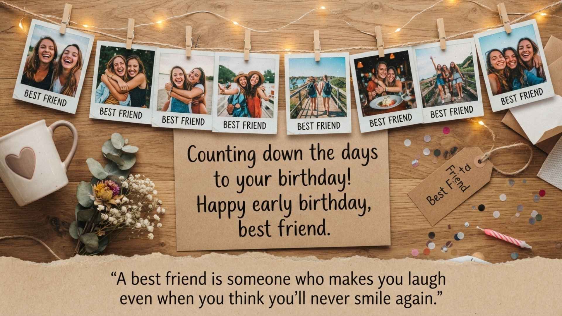 birthday wishes in advance for best friend
