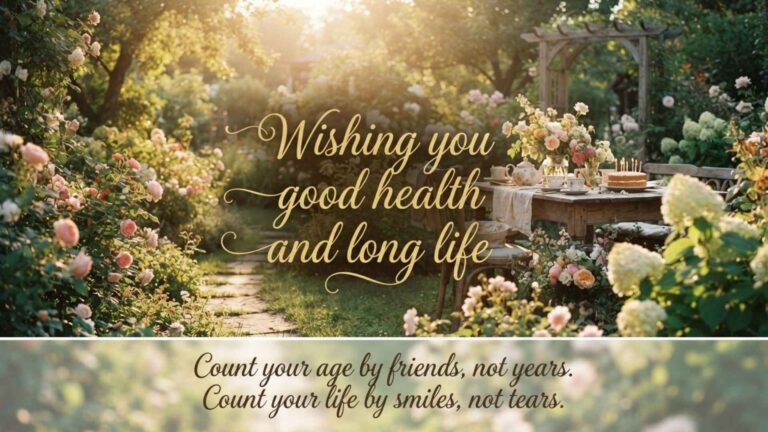 birthday wishing you good health and long life