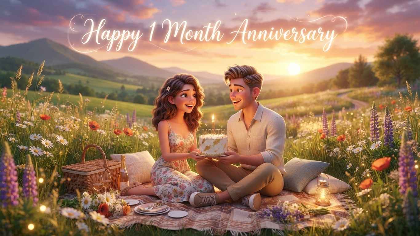 1 month anniversary wishes