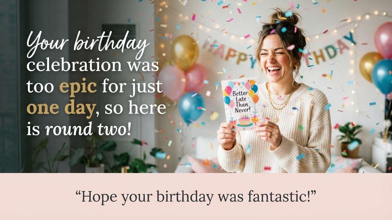 belated birthday wishes funny