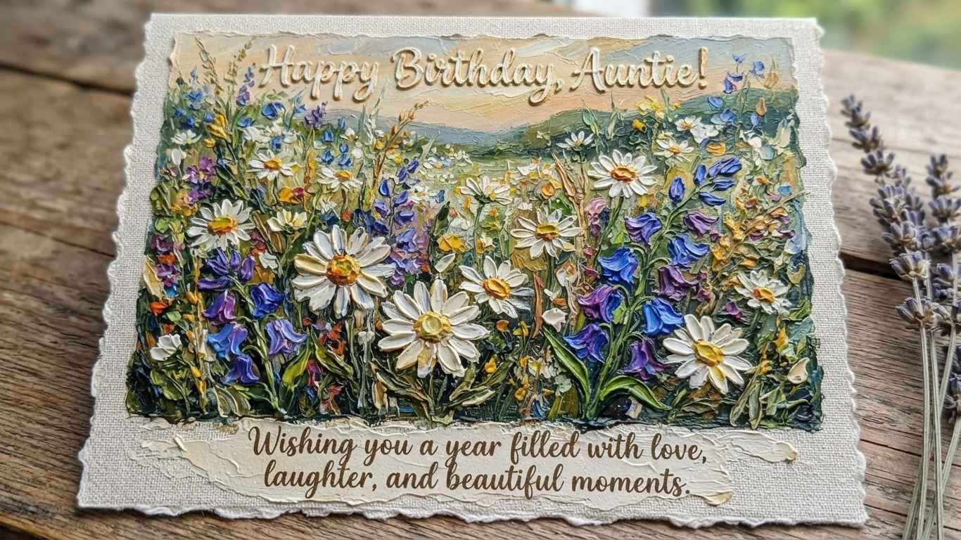 birthday wishes for my aunty