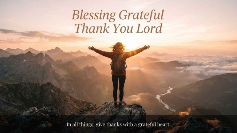blessing grateful thank you lord