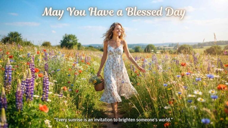 may you have a blessed day