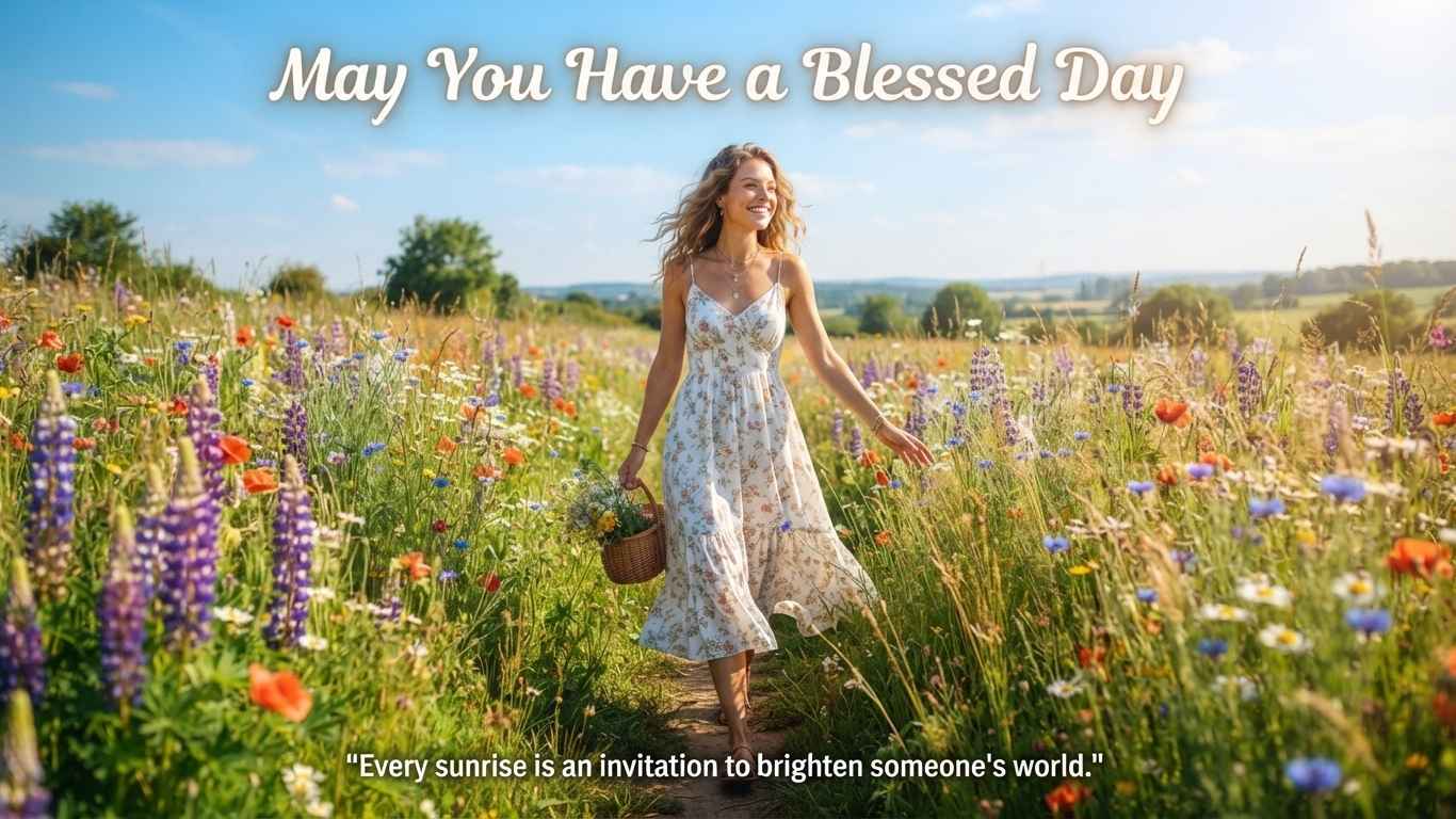 may you have a blessed day
