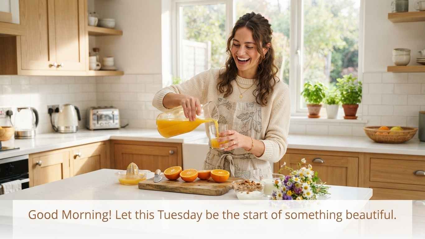 positive good morning happy tuesday