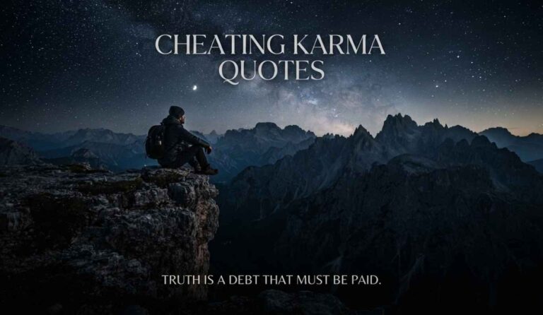 Karma Cheating Quotes